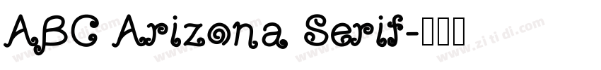 ABC Arizona Serif字体转换